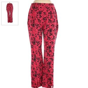Nordstrom Open Edit Red and black pant NWT